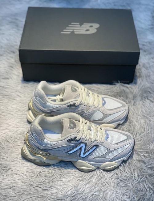 New Balance 9060 Series White Grey Sneakers