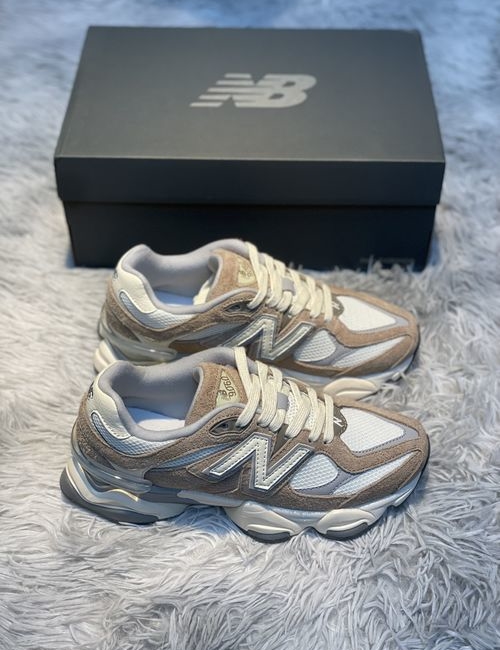 New Balance 9060 Series Khaki Sneakers