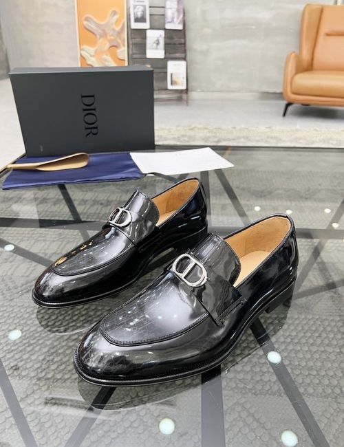 Christian Dior CD Cowhide Leather Sole Formal Shoes
