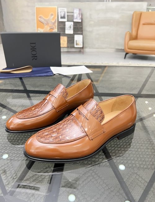 Christian Dior CD Cowhide Leather Sole Formal Shoes