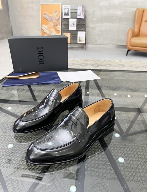 Christian Dior CD Cowhide Leather Sole Formal Shoes
