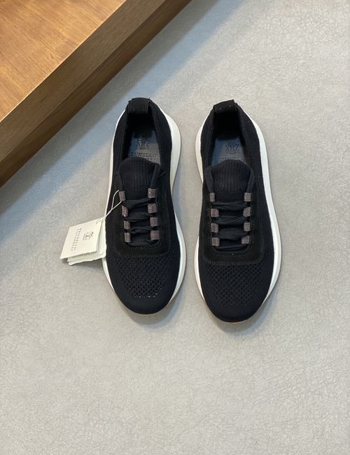Brunello Cucinelli BC Knit Sneakers With TPU Lightweight Sole