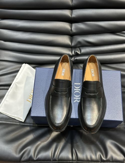 Christian Dior CD Top Grain Leather Sole Dress Shoes