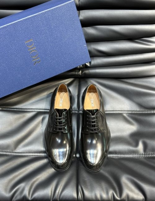 Christian Dior CD Top Grain Leather Sole Dress Shoes