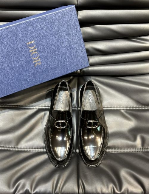 Christian Dior CD Top Grain Leather Sole Dress Shoes