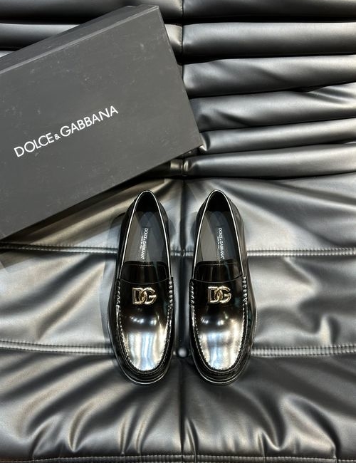 Dolce & Gabbana DG Elegant Dress Shoes With Top-Quality Leather
