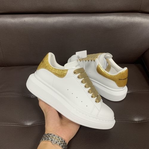 McQueen Premium Quality Leather Sneakers With Box