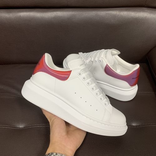 McQueen Premium Quality Leather Sneakers With Box