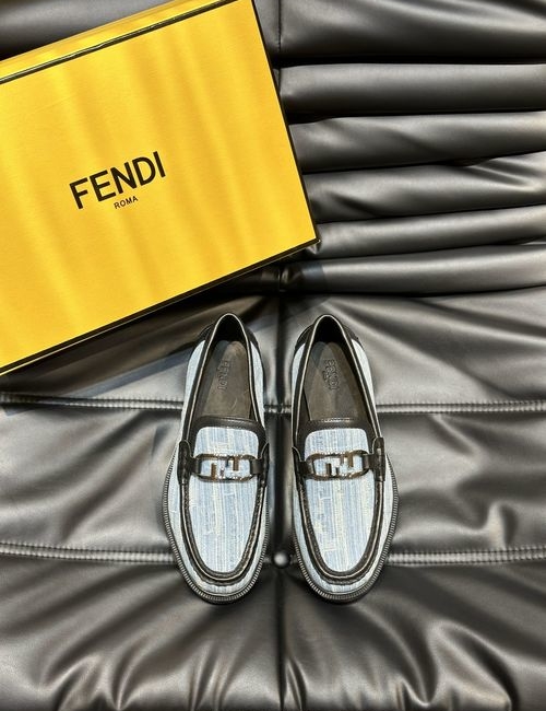 Fendi Calfskin Leather Dress Shoes