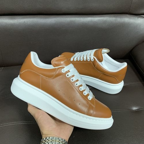 McQueen Premium Quality Leather Sneakers With Box