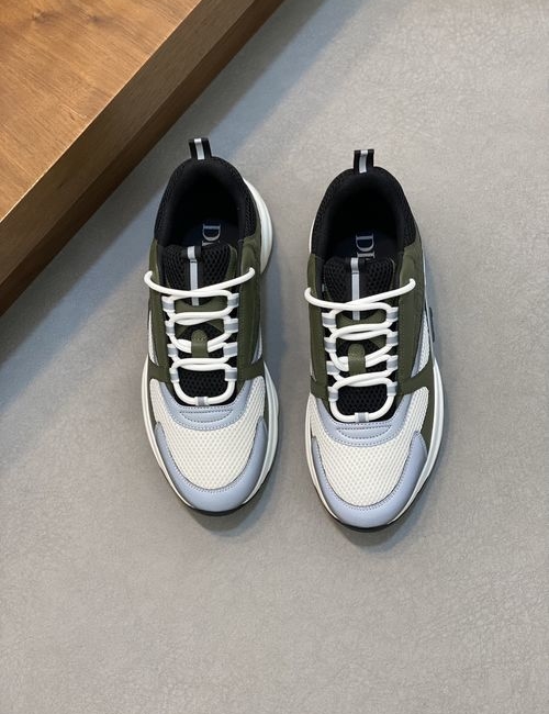 Christian Dior CD B22 Jogging Sneakers Leather Mesh Upper