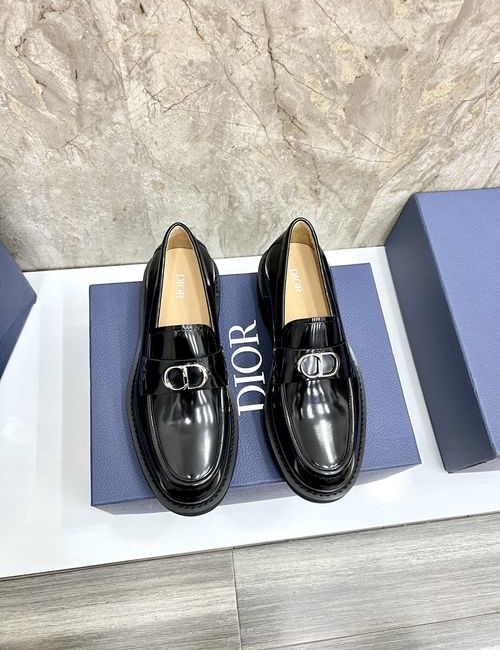 Christian Dior CD Brogue Derby Leather Shoes