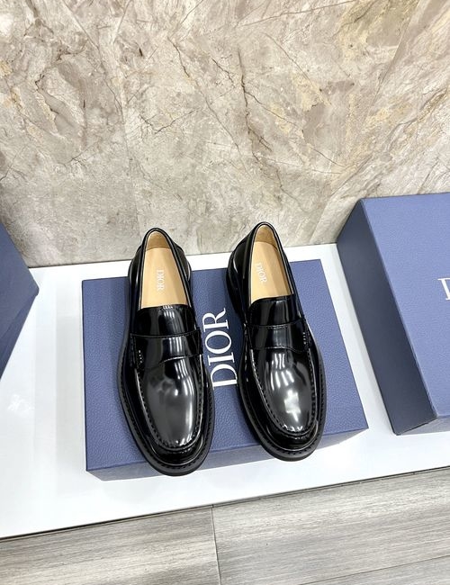 Christian Dior CD Brogue Derby Leather Shoes