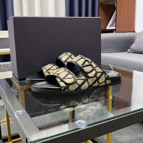 Valentino Cowhide Upper Comfort Slides