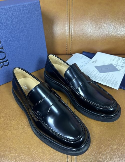 Christian Dior CD Patent Leather Elevator Casual Shoes