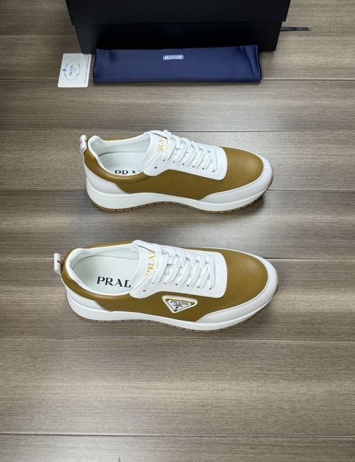 Prada Perforated Nappa Leather Shoes