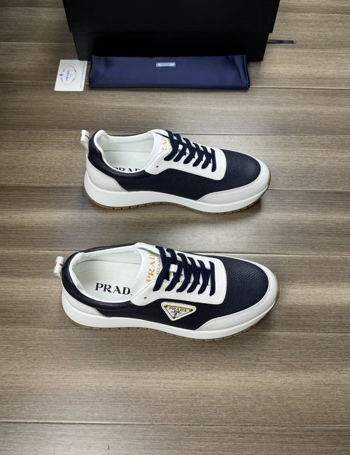 Prada Perforated Nappa Leather Shoes