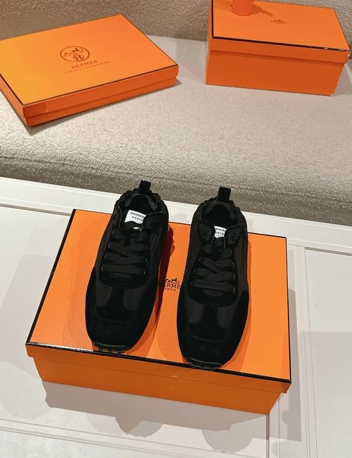 Hermes In Series Suede Casual Sports Shoes