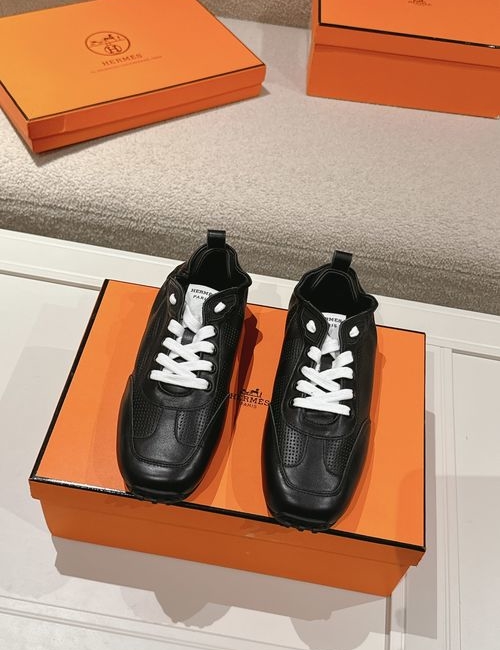 Hermes In Series Suede Casual Sports Shoes