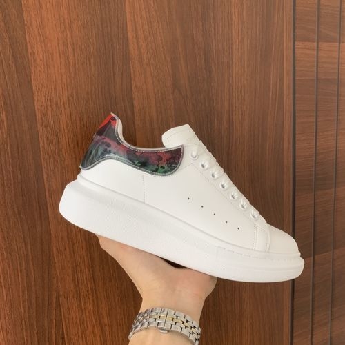 McQueen Premium Shoes With Printed Italian Leather