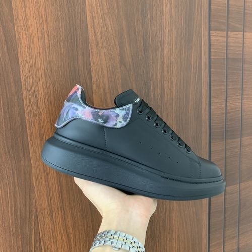 McQueen Premium Shoes With Printed Italian Leather