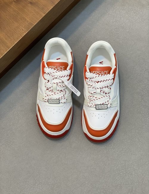 Versace Sculptural Spaceship Sneaker With Embossed Outsole