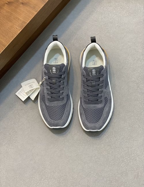 Brunello Cucinelli BC Knit Upper Sneakers With TPU Outsole