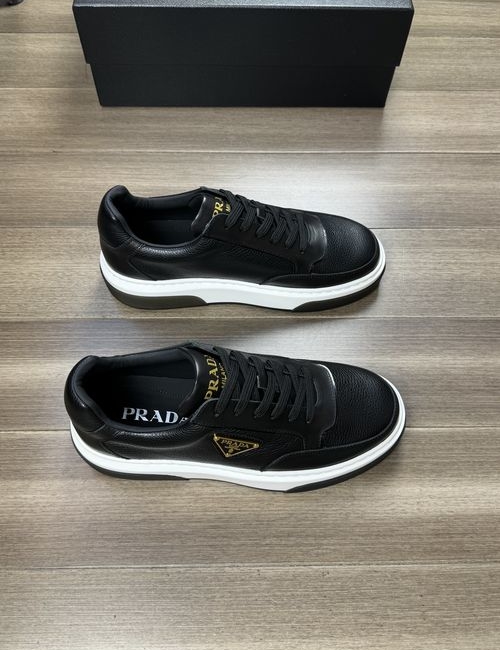Prada Premium Cowhide TPU Rubber Sole Shoes
