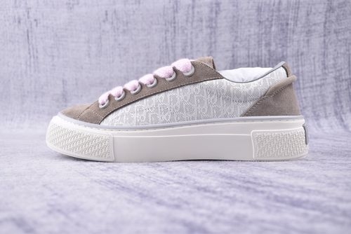 Christian Dior CD Suede Trim Casual Tennis Sneakers