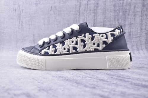 Christian Dior CD Suede Trim Casual Tennis Sneakers