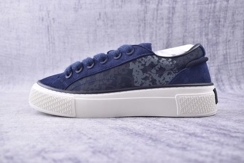 Christian Dior CD Suede Trim Casual Tennis Sneakers