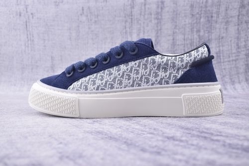 Christian Dior CD Casual Tennis Shoes With Suede Trims