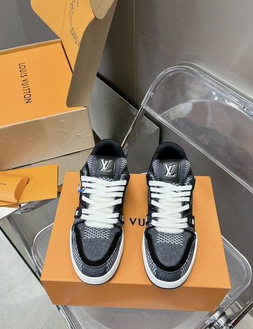 Louis Vuitton LV Trainer Casual Skate Shoes With Box