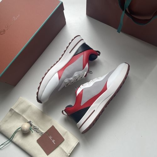 Loro Piana LP 3D Knit Lightweight Cushioned Athletic Sneakers