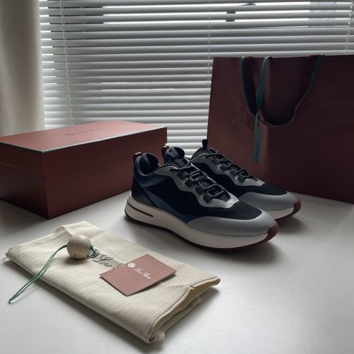 Loro Piana LP 3D Knit Lightweight Cushioned Athletic Sneakers