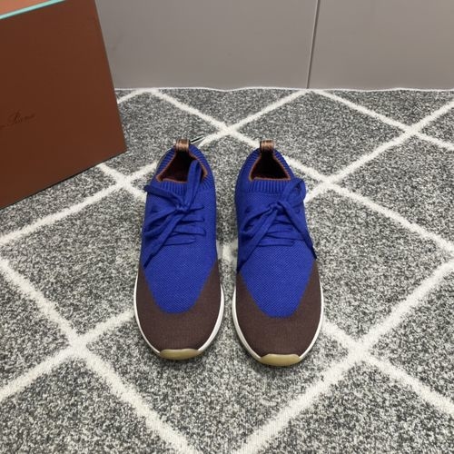 Loro Piana LP Classic Flyknit Cowhide Sneakers