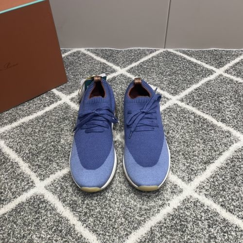 Loro Piana LP Classic Flyknit Cowhide Sneakers