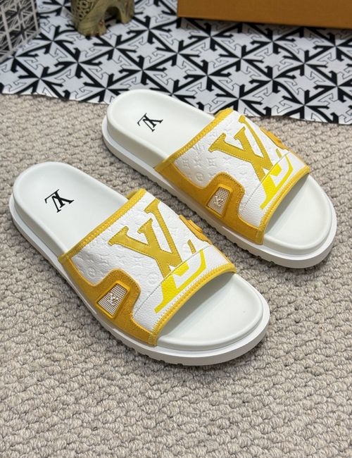 Louis Vuitton LV Embossed Floral Premium Sole Comfortable Slippers