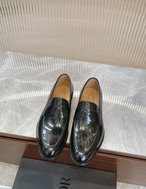 Christian Dior CD Timeless Loafers With Gradient Oblique Print