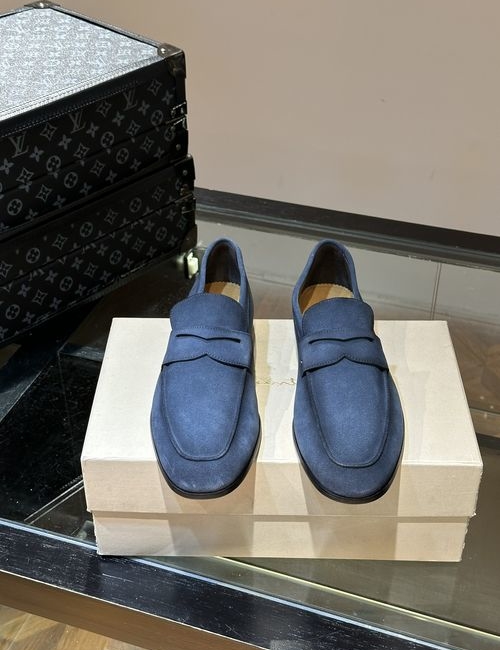 Santoni Satori Soft Leather Loafers