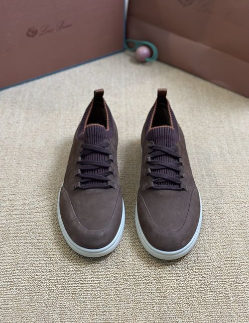 Loro Piana LP Soho Walk Calfskin Casual Sneakers