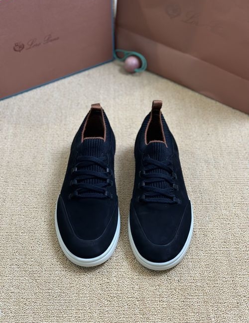 Loro Piana LP Soho Walk Calfskin Casual Sneakers