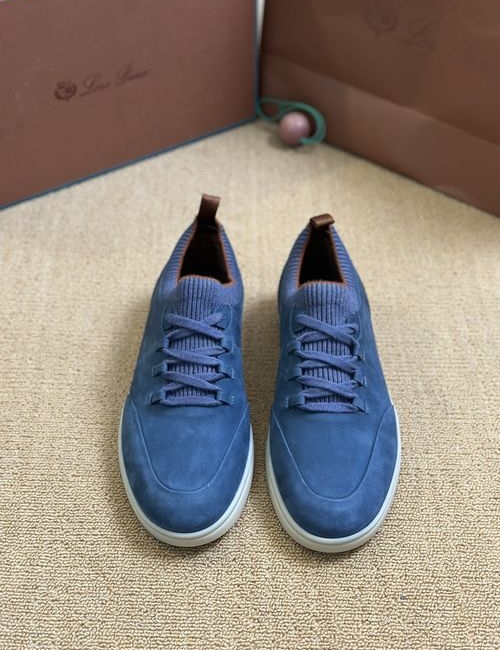 Loro Piana LP Soho Walk Calfskin Casual Sneakers