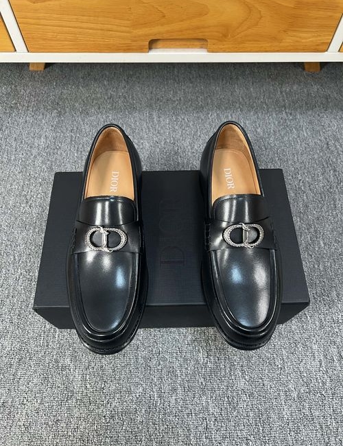 Christian Dior CD Premium Leather Shoes With Real Leather Sole