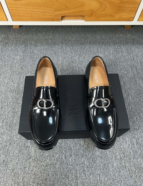 Christian Dior CD Premium Leather Shoes With Real Leather Sole