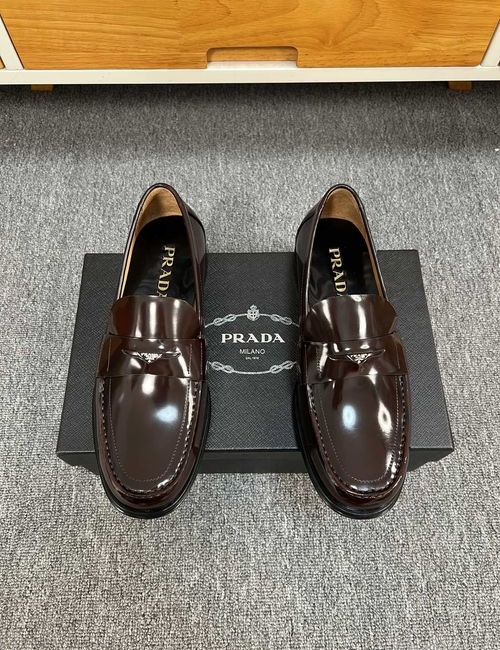 Prada Premium Leather Dress Shoes