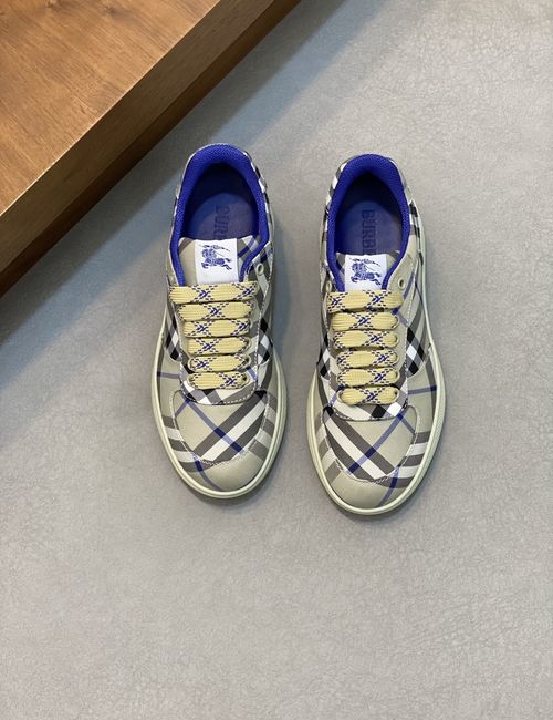 Burberry Check Fabric Sneakers With TPR Sole