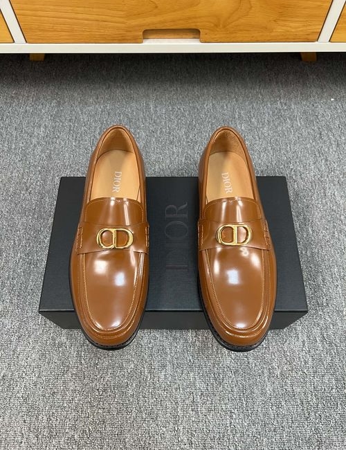 Christian Dior CD Premium Leather Shoes With Real Leather Sole