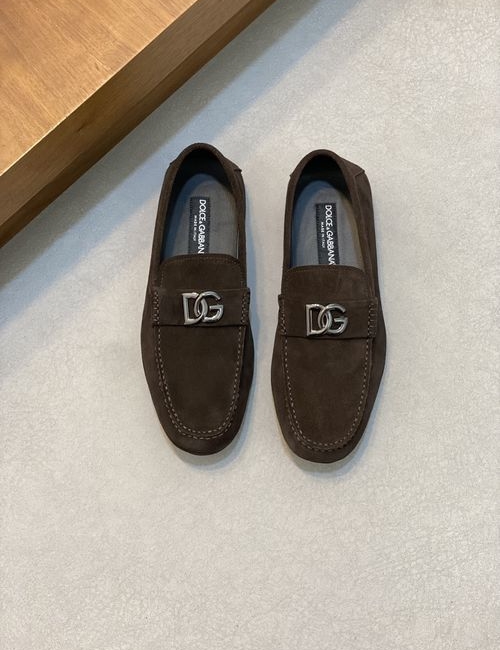 Dolce & Gabbana DG Lazyman Driving Shoes With Slip-On Design