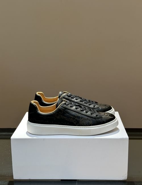 Berluti Calfskin Embossed Casual Shoes